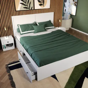 Pat Class optional lada de depozitare 140x200 Fara lada imagine