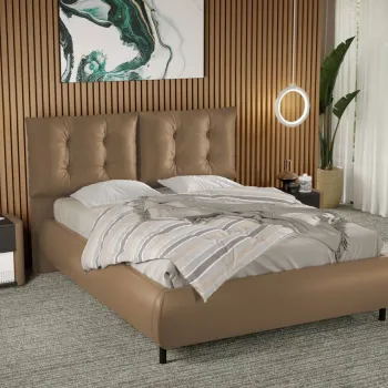 Pat Tapitat Anubis fix cu perne pe spatar Maro - Nube 23 180x200 imagine