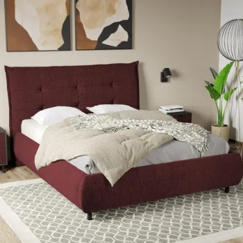 Pat Tapitat Axel cu somiera fixa Grena - Eden 9 140x200 imagine