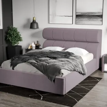 Pat Tapitat Galileo cu somiera fixa Lila - Jasmine 62 imagine