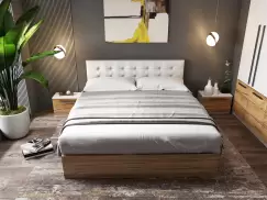 Pat Timea Tapitat Alb 180x200 imagine