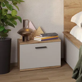 Set 2 noptiere Casmir / Stejar Siena imagine