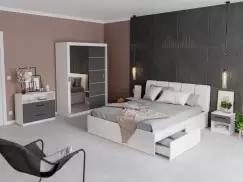 Set Dormitor Avangard C09 tapitat / oglinda imagine