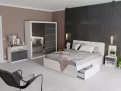 Set Dormitor Avangard C12 tapitat / oglinda imagine