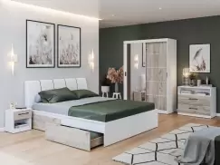 Set Dormitor Forest C08 tapitat / oglinda imagine