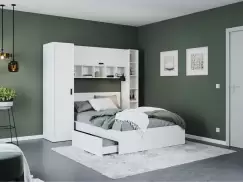 Set Dormitor Nordis 2.26m cu pat incadrat imagine