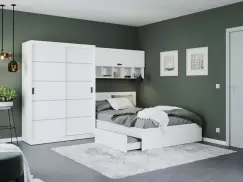 Set Dormitor Nordis 2.92m cu pat incadrat imagine