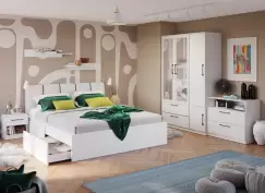 Set Dormitor Snow C22 tapitat / oglinda imagine