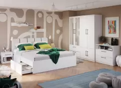 Set Dormitor Snow C27 tapitat / oglinda imagine