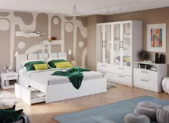 Set Dormitor Snow C28 tapitat / oglinda imagine