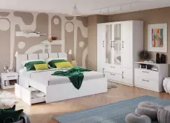 Set Dormitor Snow C30 tapitat / oglinda imagine