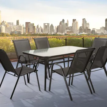 Set Masa Noura + 6 Scaune Noura imagine