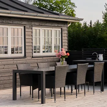 Set Masa Serin XL 205 cm + 6 Scaune Sylva imagine