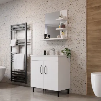 Set Masca Baie + Chiuveta 800 + Oglinda 650 Albio imagine