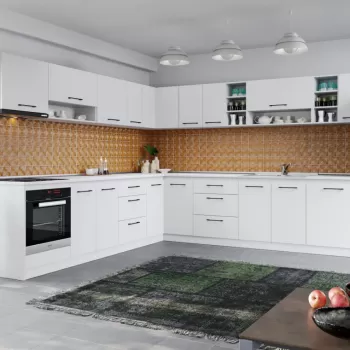 Set Mobila Bucatarie Colt Mina Pure 300*300 Alb C64 imagine