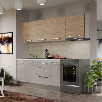 Set Mobila Bucatarie Italia 240 cm C11 imagine