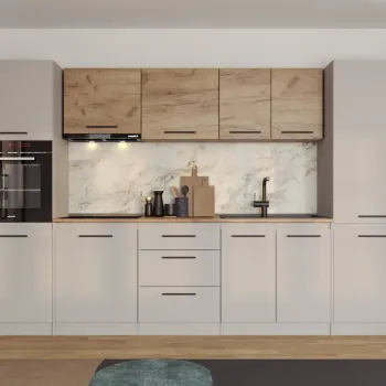 Set Mobila Bucatarie Linea 320 Casmir / Stejar C14 imagine