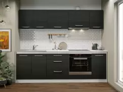 Set Mobila Bucatarie Mina 240 Alb/Ferrara C02 imagine