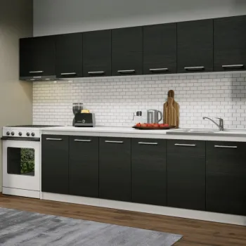 Set Mobila Bucatarie Mina 300 Alb/Ferrara C151 imagine