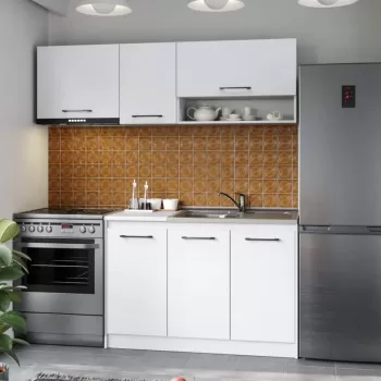 Set Mobila Bucatarie Mina Pure 180 Alb C51 imagine