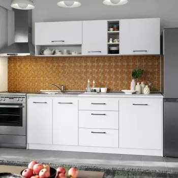 Set Mobila Bucatarie Mina Pure 200 Alb C41 imagine