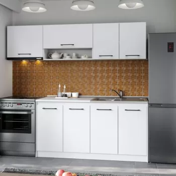 Set Mobila Bucatarie Mina Pure 220 Alb C49 imagine