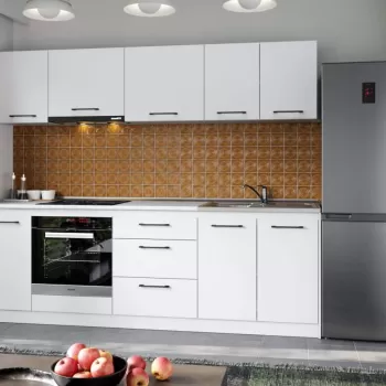 Set Mobila Bucatarie Mina Pure 240 Alb C42 imagine