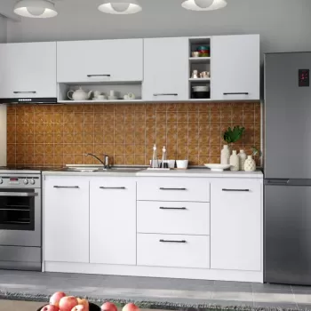 Set Mobila Bucatarie Mina Pure 240 Alb C46 imagine