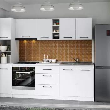 Set Mobila Bucatarie Mina Pure 244 Alb C54 imagine