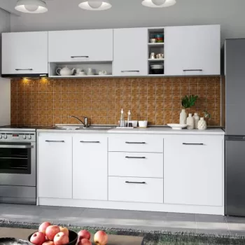 Set Mobila Bucatarie Mina Pure 260 Alb C43 imagine