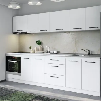 Set Mobila Bucatarie Mina Pure 280 Alb C155 imagine