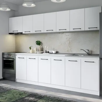 Set Mobila Bucatarie Mina Pure 300 Alb C156 imagine