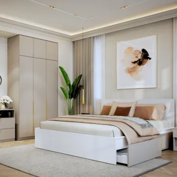 Set Mobila Dormitor Bej / Casmir Auris C04 imagine