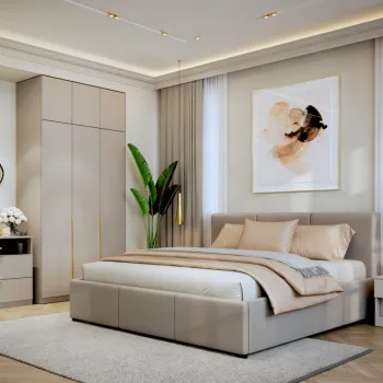 Set Mobila Dormitor Bej / Casmir Auris C05 imagine