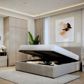 Set Mobila Dormitor Bej / Casmir Auris C06 imagine