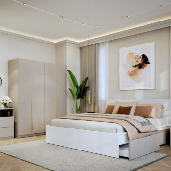 Set Mobila Dormitor Bej / Casmir Auris C07 imagine