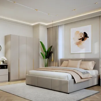 Set Mobila Dormitor Bej / Casmir Auris C08 imagine