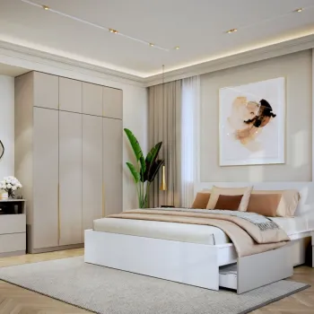 Set Mobila Dormitor Bej / Casmir Auris C10 imagine