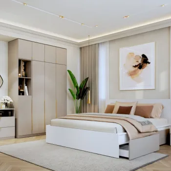 Set Mobila Dormitor Bej / Casmir Auris C14 imagine