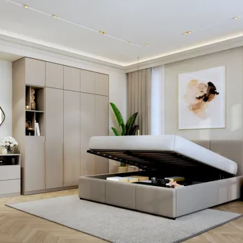 Set Mobila Dormitor Bej / Casmir Auris C18 imagine