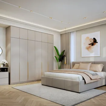 Set Mobila Dormitor Bej / Casmir Auris C23 imagine