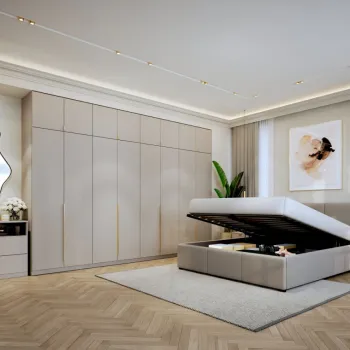 Set Mobila Dormitor Bej / Casmir Auris C32 imagine