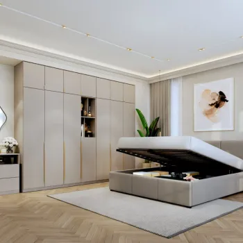 Set Mobila Dormitor Bej / Casmir Auris C34 imagine