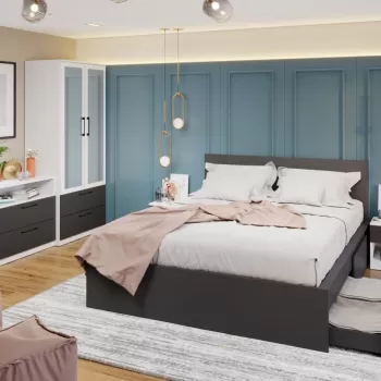 Set Mobila Dormitor Benjamin C04 cu oglinda imagine