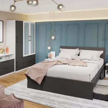 Set Mobila Dormitor Benjamin C09 cu oglinda imagine