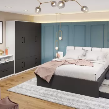 Set Mobila Dormitor Benjamin C12 tapitat imagine