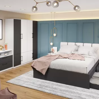 Set Mobila Dormitor Benjamin C17 tapitat imagine