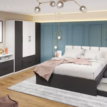 Set Mobila Dormitor Benjamin C19 tapitat imagine