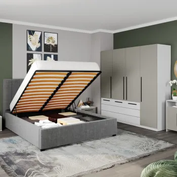 Set Mobila Dormitor Casmir / Alb Soares C12 imagine