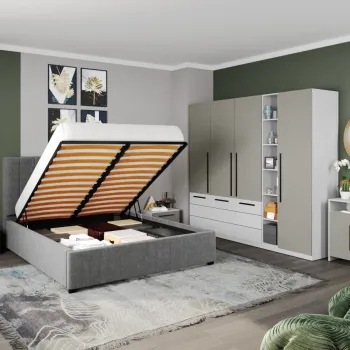 Set Mobila Dormitor Casmir / Alb Soares C18 imagine